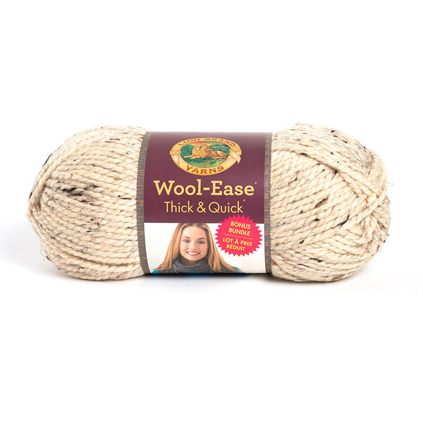 Lion Brand Yarn 640-612 Wool-Easethick & Quick, Coney Island : :  Home