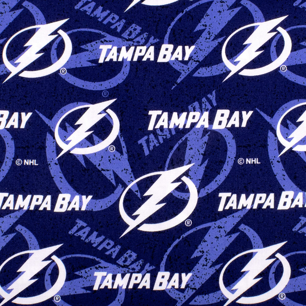 Tampa Bay Lightning (LGT) - NHL cotton print - Logo - Blue – Fabricville