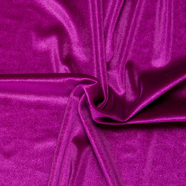 Deep Red Stretch Velvet – Purpleseamstress Fabric