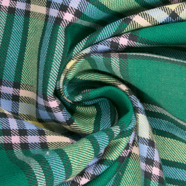 LONDON brushed plaid - Canadian Maple Leaf – Fabricville