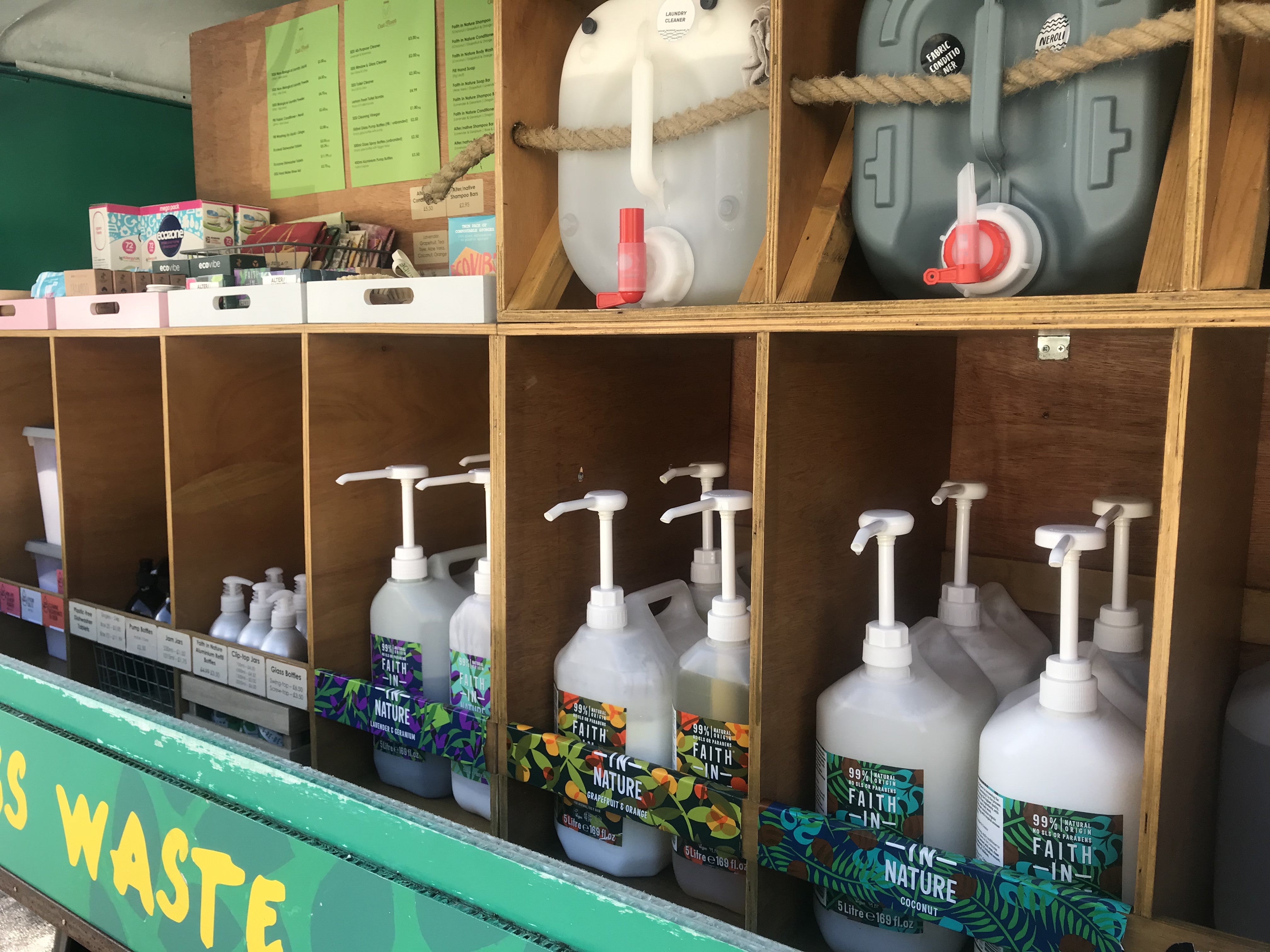 Based in Bristol, Oat Float is a colourful vintage milk float that delivers plastic-free refill products directly to customers’ doors (and containers!).