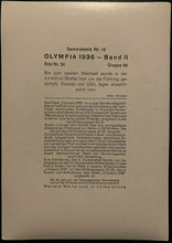 Load image into Gallery viewer, 1936 Berlin Summer Olympics Rare Original Photos With Checklist Vintage Retro
