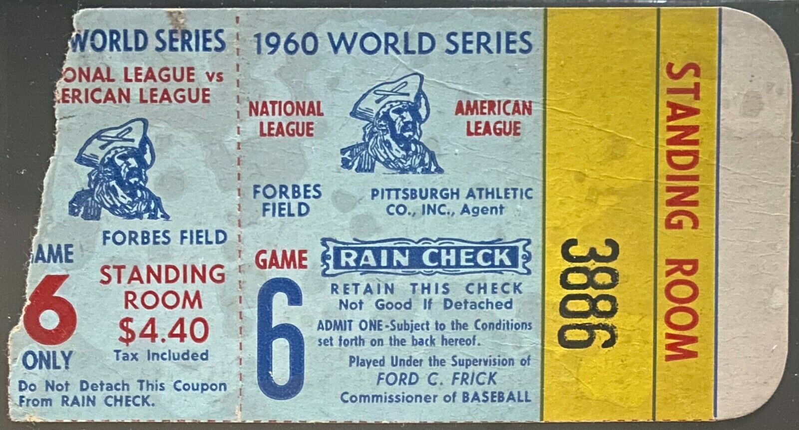 Pittsburgh Pirates World Series Ticket Collection