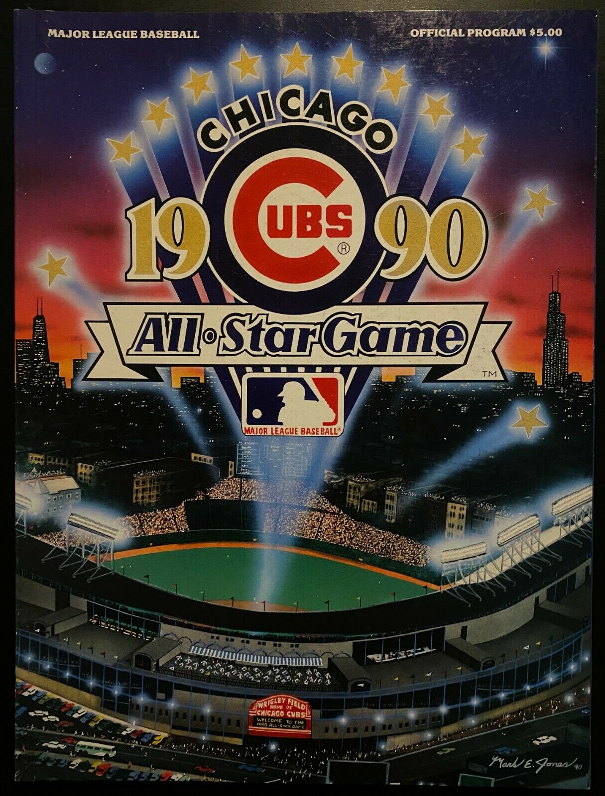 Vintage 1990 MLB AllStar Game Press Pin Chicago Cubs OFF License  Production  eBay