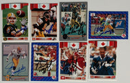 (8) Signed CFL Football Card Lot