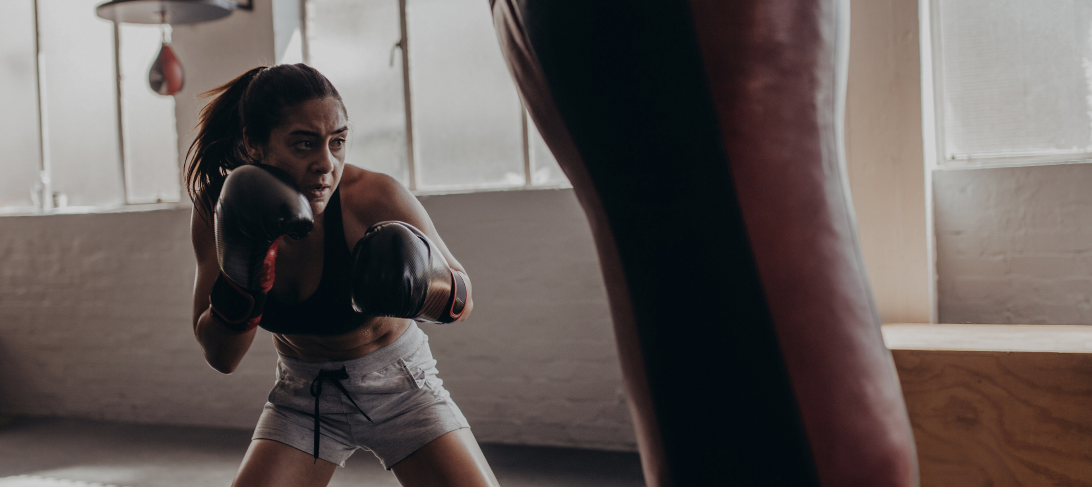 Person boxing