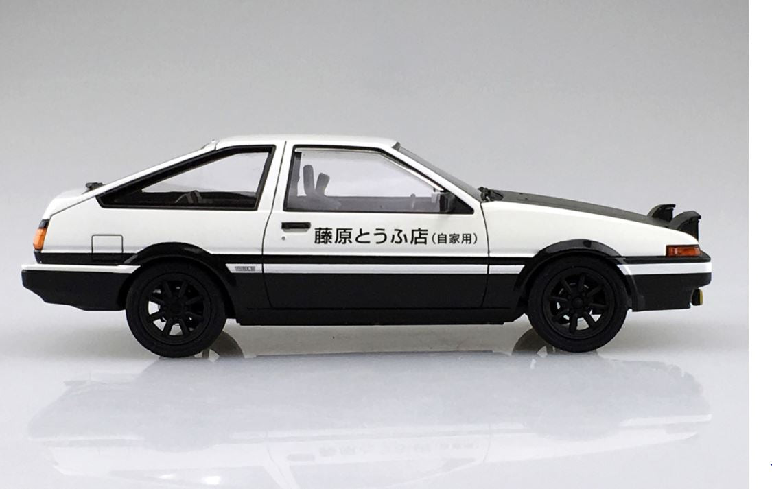 Aoshima 1 24 Initial D Toyota Fujiwara Takumi Ae86 Trueno Project D Ve Scale Riders