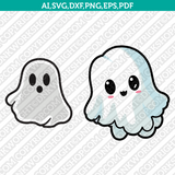 Cute Ghost Svg Cricut Laser Cut File Clipart Silhouette Cameo Vector ...