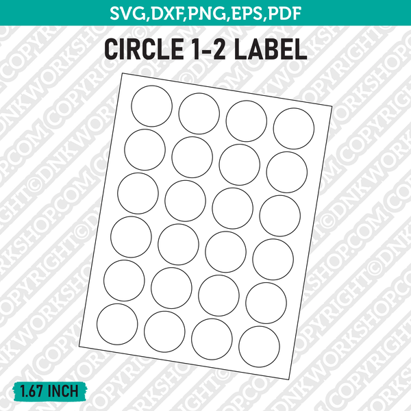 1 12 inch circle template