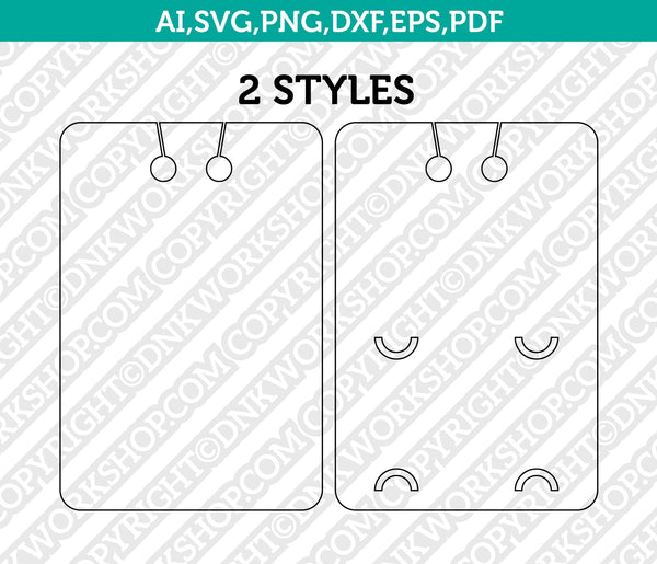 Free Keychain Packaging Template Svg SVG PNG EPS DXF File - Free SVG