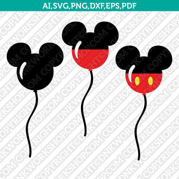 Free Free 337 Svg Mickey Balloons Disney Balloon Svg SVG PNG EPS DXF File