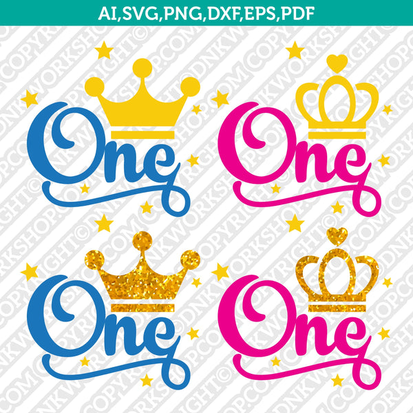 Download First 1st One Birthday Boy Girl Party Baby Cameo Svg Cricut Cut File Dnkworkshop