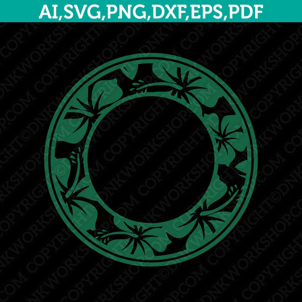 Free Free 217 Hibiscus Flower Outline Svg SVG PNG EPS DXF File
