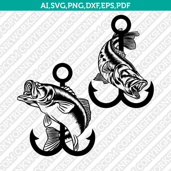 Free Free 253 Jumping Bass Fish Svg SVG PNG EPS DXF File