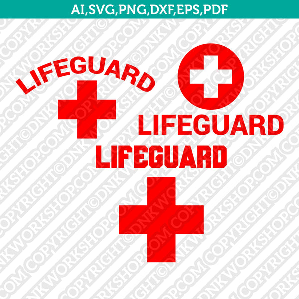 lifeguard cross clipart vector