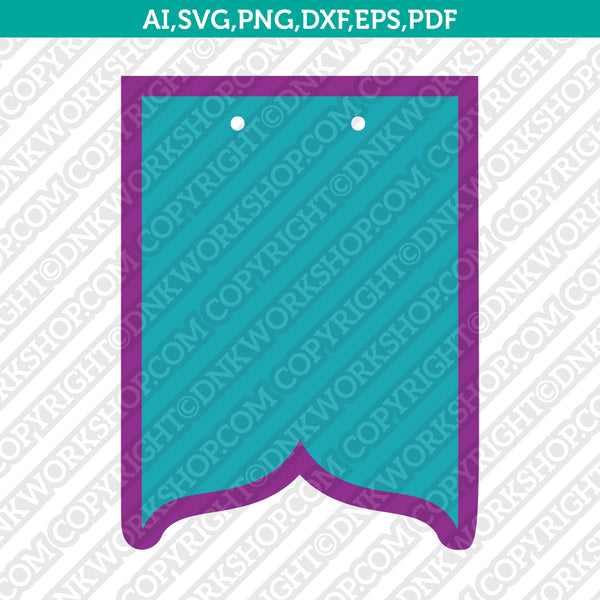 Download Mermaid Banner Template Scallop Bunting Pennant Printable Svg Cricut Dnkworkshop SVG, PNG, EPS, DXF File