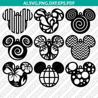 Download Mickey Mouse Earring Template Svg Cameo Cricut Laser Cut File Dnkworkshop