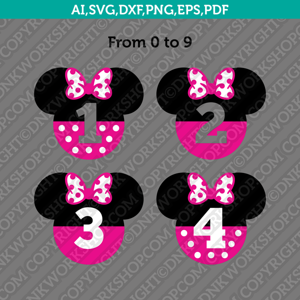 Minnie Mouse Designer LOUIS VUITTON Pattern SVG Decal Cricut Cut