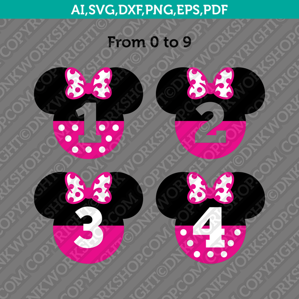 Minnie-Mouse-Designer-Gucci-Pattern-SVG-Sticker-De by DNKgraphic