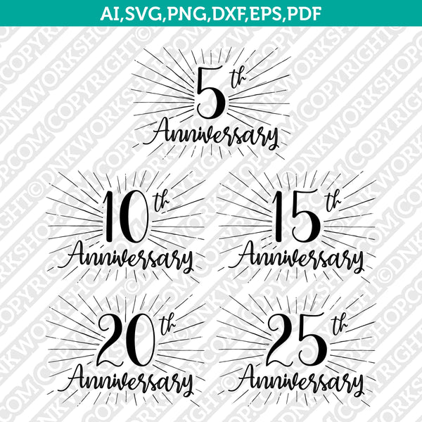 Free Free 262 25Th Wedding Anniversary Svg SVG PNG EPS DXF File
