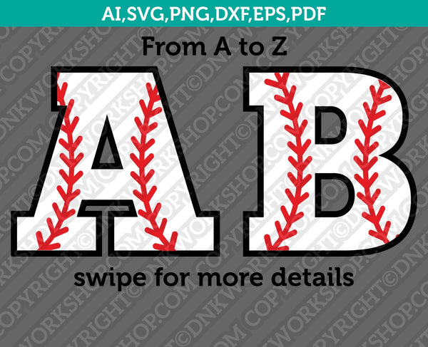 Free Free Baseball Letters Svg 340 SVG PNG EPS DXF File