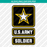 US Army Star Logo SVG Silhouette Cameo Cricut Cut File Vector – DNKWorkshop