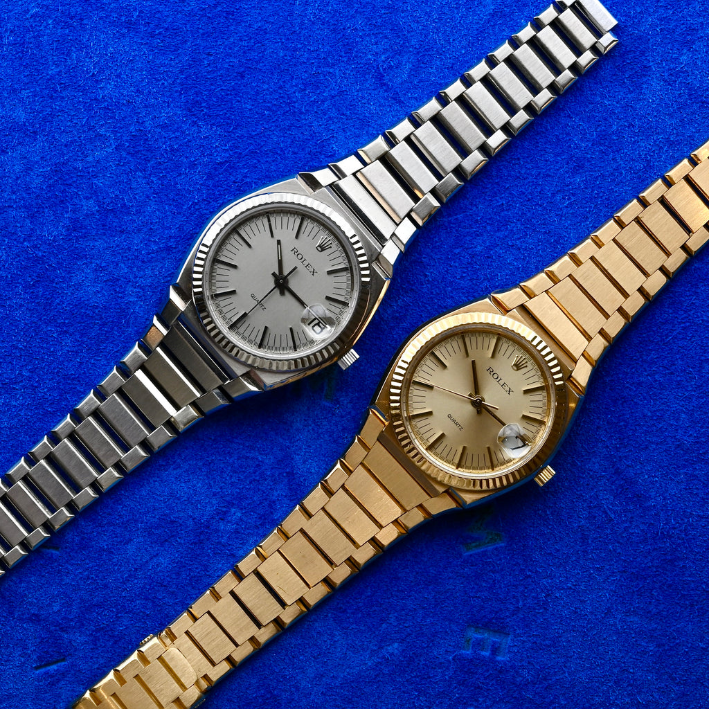 Rolex Texano White Gold and Yellow Gold