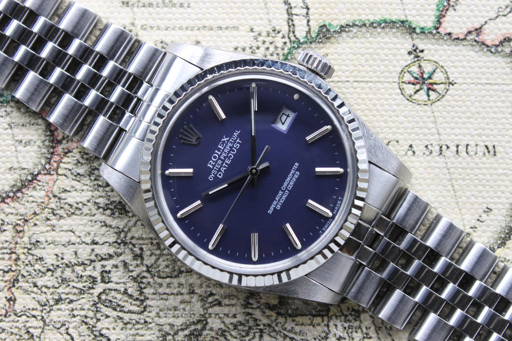 rolex 16014 blue dial