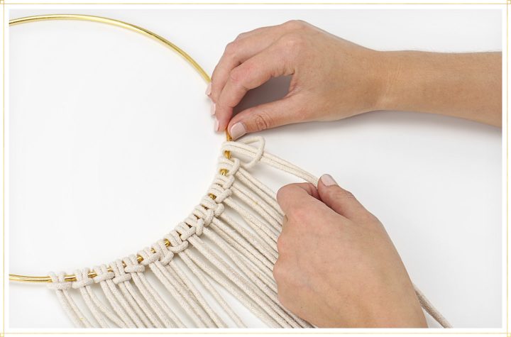étape 2 Tuto Macramé
