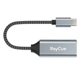 RayCue ExpandPro Uno H2 USB-C to 4K@30Hz HDMI Adapterw with Braided Cable