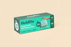 Compostable Tall Kitchen Bags 25pk - Little Salmon - Compostable Tall Kitchen Trash Bags