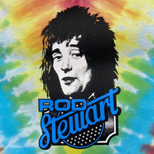 Load image into Gallery viewer, Old Navy ROD STEWART Graphic Spellout Pop Rock Music Band Tie Dye T-Shirt
