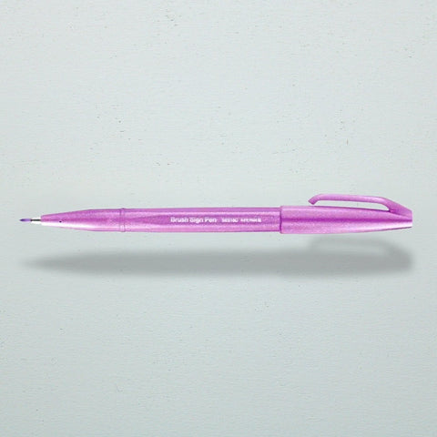 Pentel Brush Sign Pen - pink – Likestationery