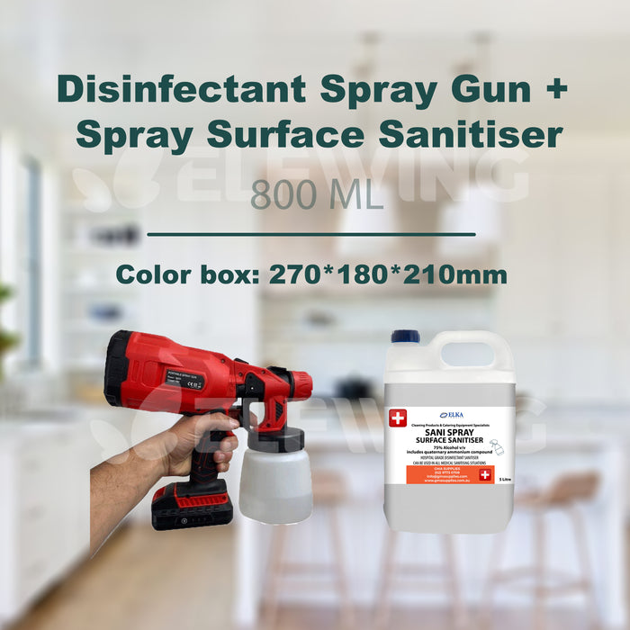 Sanitiser spray gun