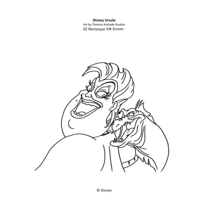Thomas Kinkade Studios - Disney Lilo & Stitch - Limited Edition Paper 12 x 18 / SN / Unframed