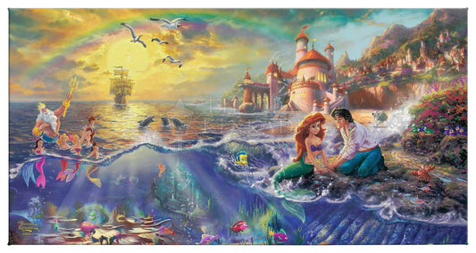 Thomas Kinkade Studios - Disney The Little Mermaid - Jewel Edition Art 12 x 18 / JE / Unframed