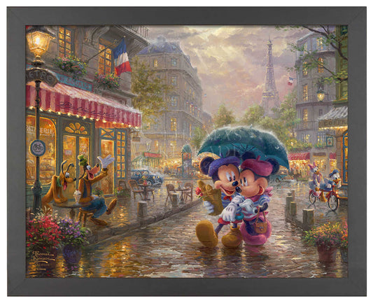 Disney Donald and Daisy - A Duck Day Afternoon - 13 x 23 Framed Glass Art