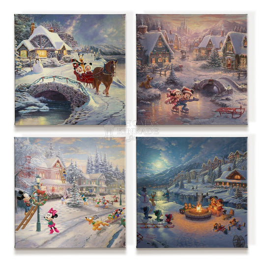 Disney Mickey and Minnie Halloween Fun by Thomas Kinkade Studios – CV Art  and Frame