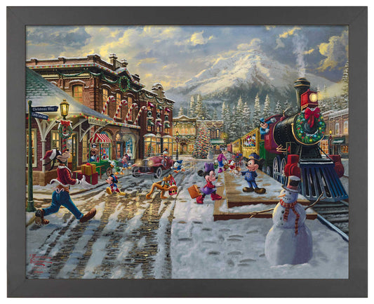 Disney Mickey and Minnie Halloween Fun by Thomas Kinkade Studios – CV Art  and Frame