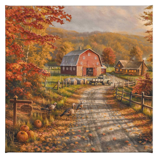 Late Afternoon on the Farm 8 x 10 Gallery Wrapped Canvas – Thomas Kinkade  Studios