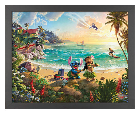 Lilo & Stitch - Limited Edition Canvas By Thomas Kinkade Studios