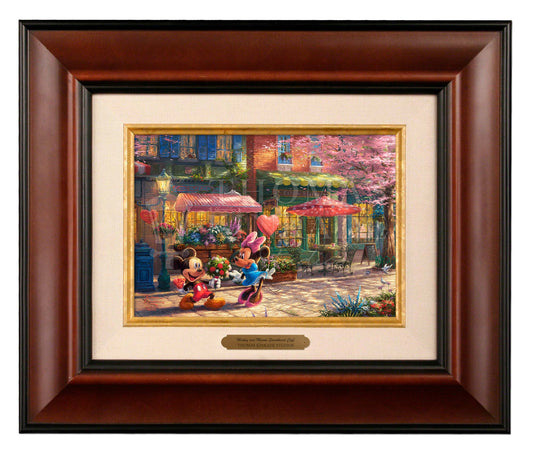 Thomas Kinkade Disney - Mickey and Minnie Sweetheart Cafe - 750 Piece –