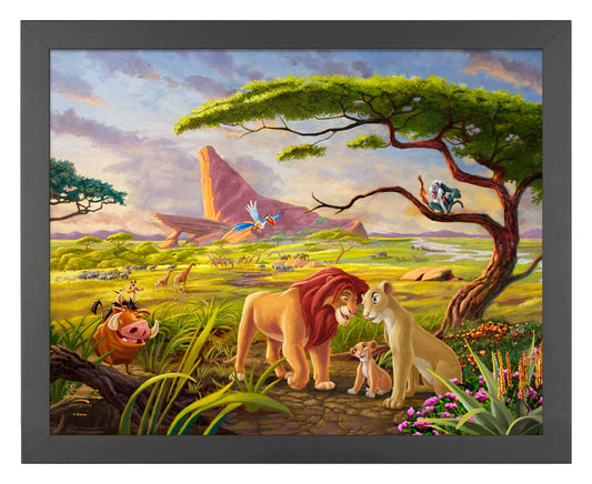 Thomas Kinkade The Who - Lion King – Limited Disney Edition Remember Are You Canvas Studios