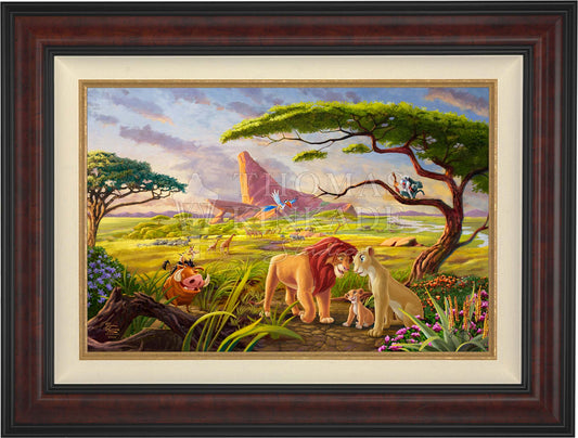 Thomas Kinkade - Lion King - Remember Who You Are - Disney SN Canvas
