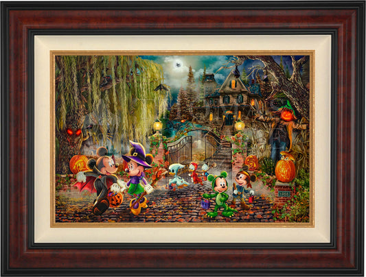 Disney Donald and Daisy - A Duck Day Afternoon - 13 x 23 Framed Glass Art