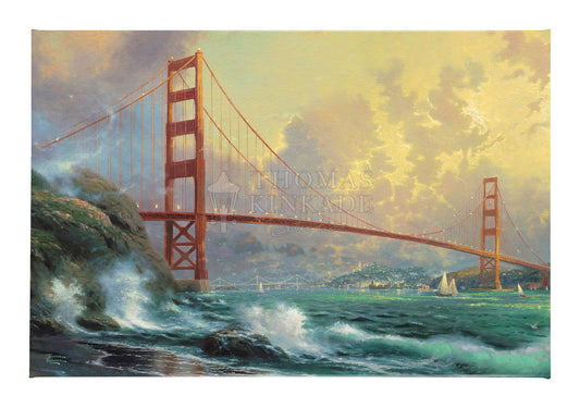 Sunset on Golden Gate Bridge – Thomas Kinkade Studios