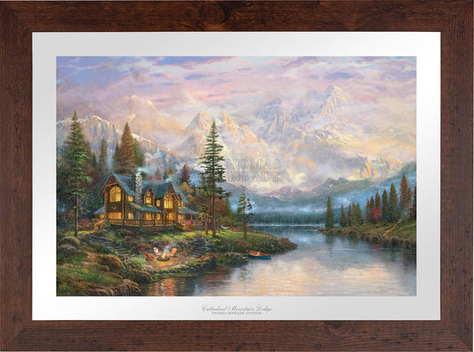 Christmas Lodge - Thomas Kinkade Smoky Mountains