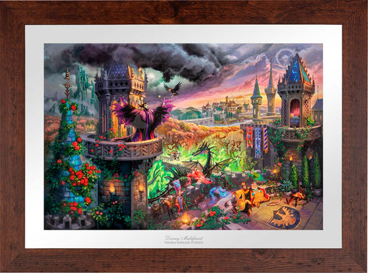 1000 piece puzzle : Thomas Kinkade : Maleficent, Disney