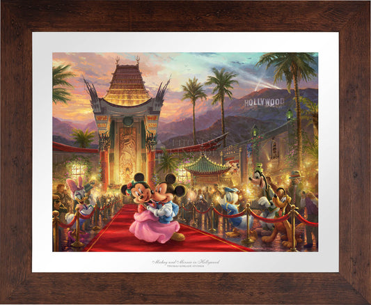 Thomas Kinkade Disney - Mickey and Minnie Campfire