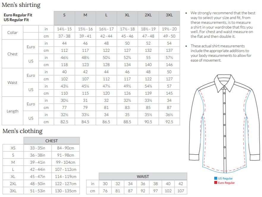 Dubarry Mens Clothing Size Guide The Woolshed Australia